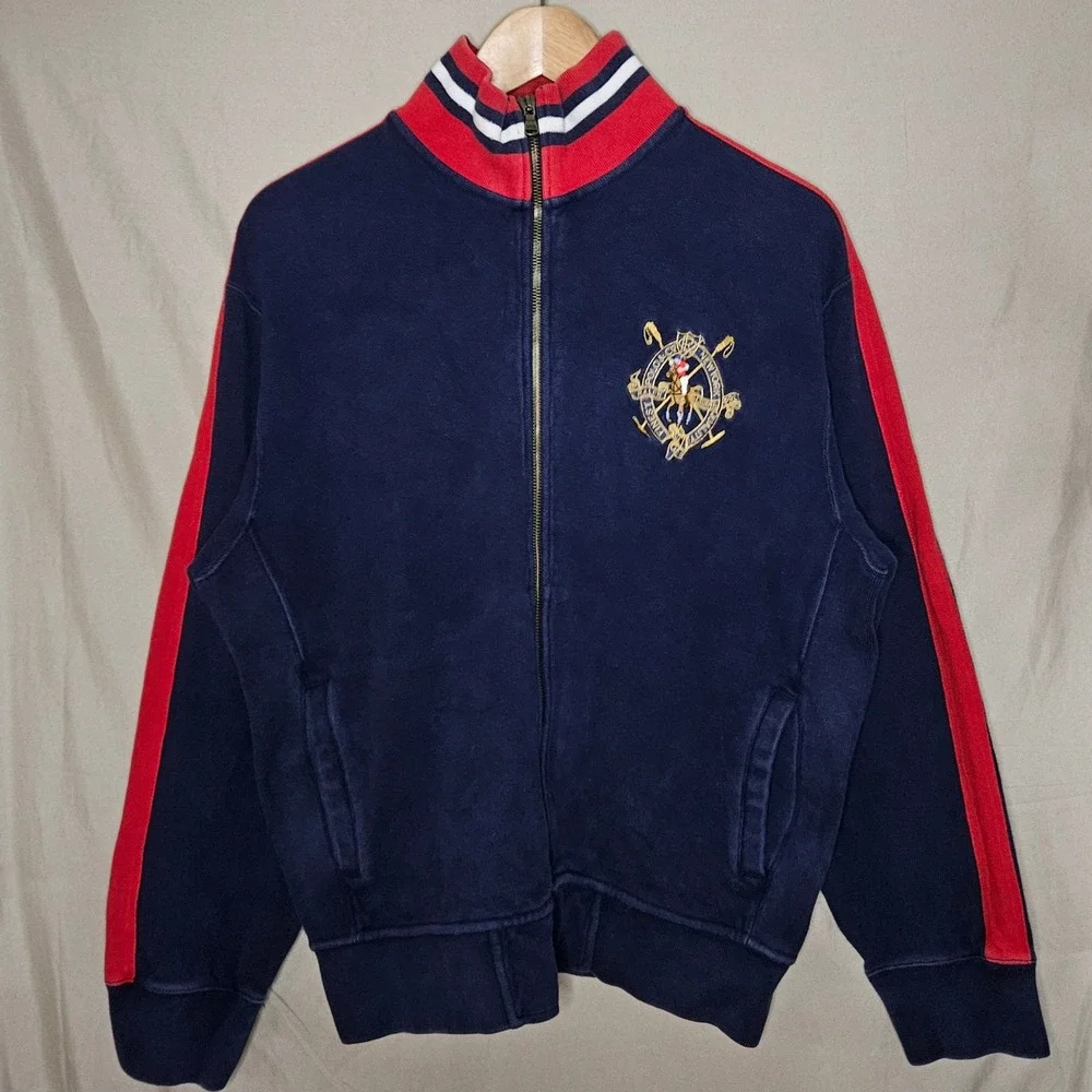 Polo Ralph Lauren Full Zip‎ Track Jacket Crest Logo